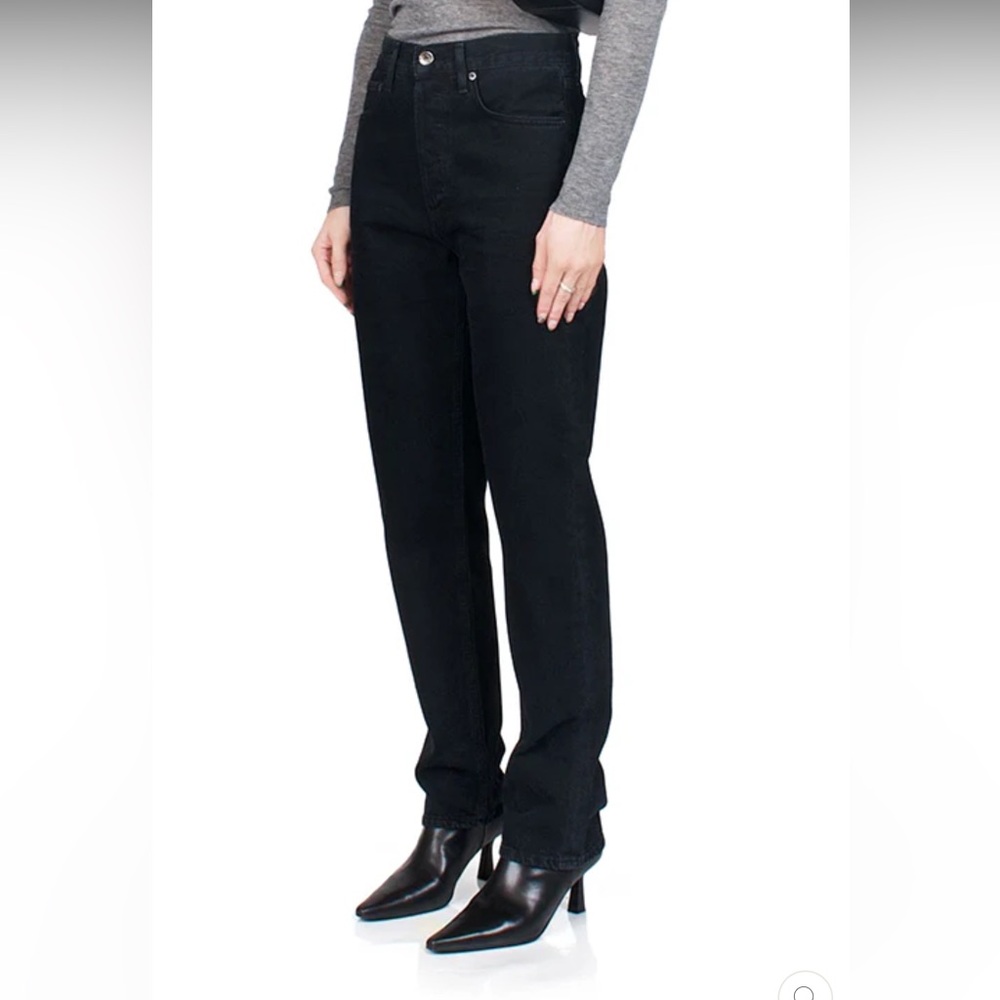 Agolde 90's Pinch Waist High Rise Jeans Crushed